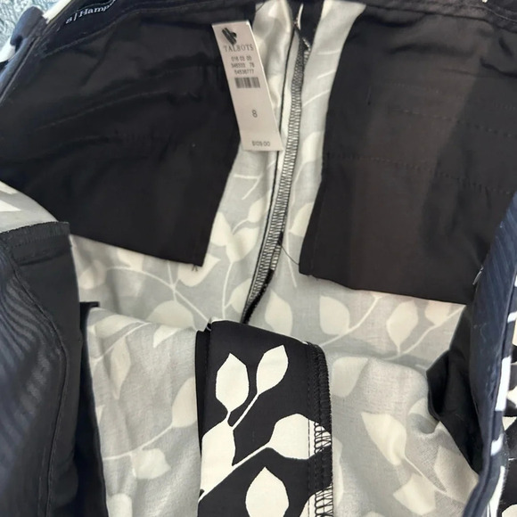 New! TALBOTS Hampshire Ankle Pants‎ Size 8 - Picture 7 of 11